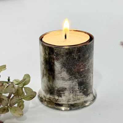 Подсвечник двусторонний 5 см мельхиор Франция 