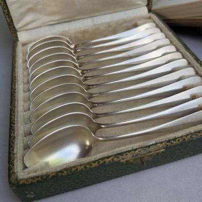 Ложка чайная 15 см серебрение Франция начало 20 в.