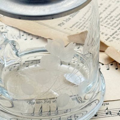 Кружка пивная 350 мл хрусталь олово Германия