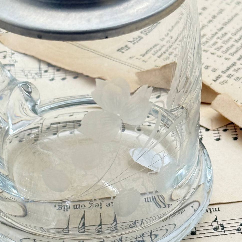 Кружка пивная 350 мл хрусталь олово Германия