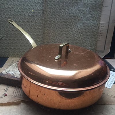 Сковорода сотейник медь большая