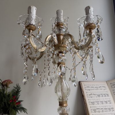 Лампа настольная на 6 ламп жирандоль 60 см Франция 