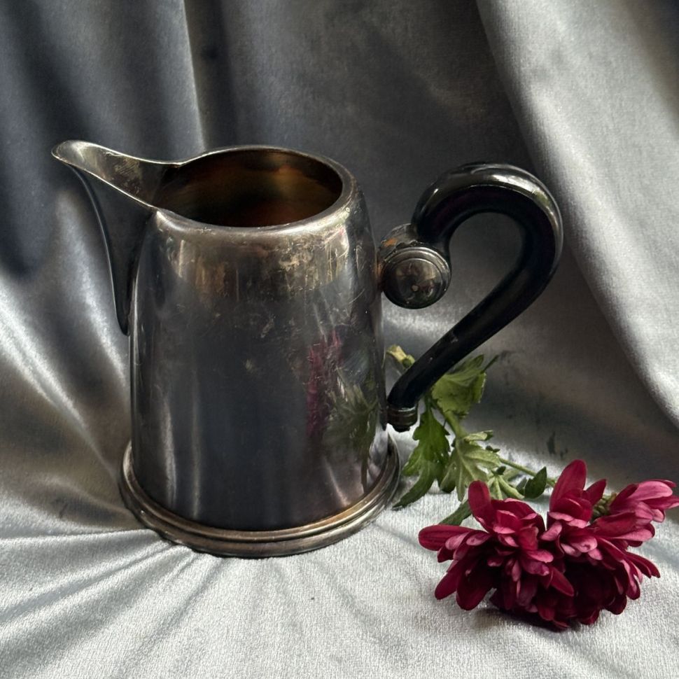 Молочник сливочник 200 мл FENIX серебрение патина