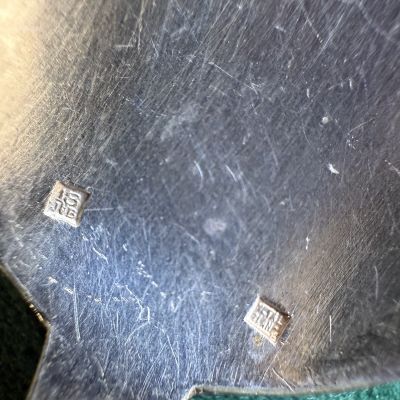 Ложка чайная 14 см серебрение Франция 