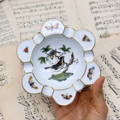 Пепельница Herend Victoria pattern 15 см Венгрия  