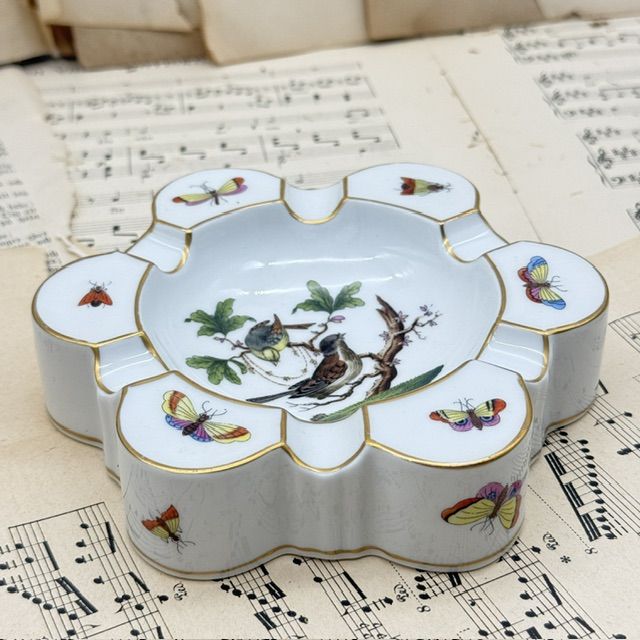 Пепельница Herend Victoria pattern 15 см Венгрия  