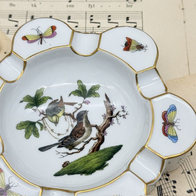Пепельница Herend Victoria pattern 15 см Венгрия  