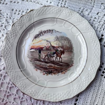 Тарелка Ноябрь Hamage&amp; Moulin des Loups 20 cм Франция