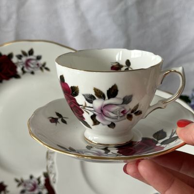 Чайная пара Colclough Ridgway Amoretta 1950 гг 200 мл Англия 