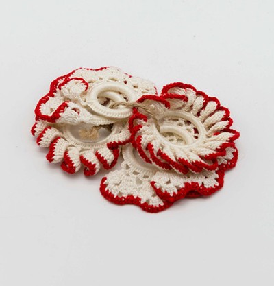 Вязаное кольцо юбка для свечей, набор 6 шт.