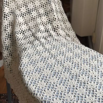 Скатерть ручной вязки, Швеция 70-е гг