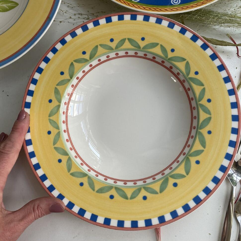 Тарелка глубокая 24 см Twist-Bea фарфор Германия