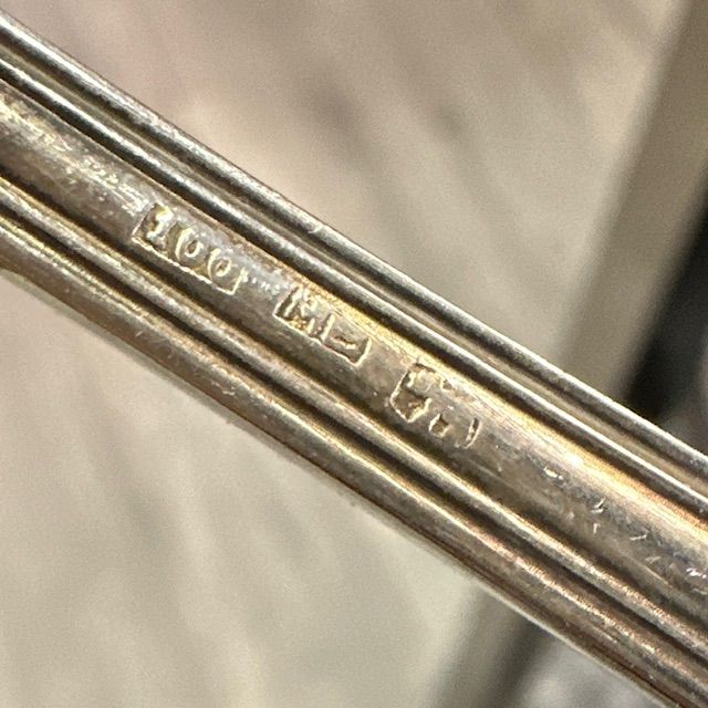 Ложка столовая 21 см Govaers Bruxelles серебрение сталь Бельгия