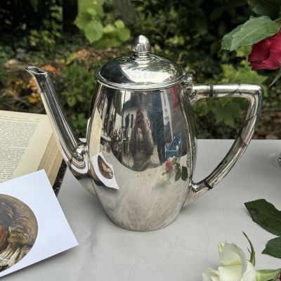 Чайник кофейник Wiskemann 1,3 л серебрение Бельгия уценка