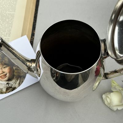 Чайник кофейник Wiskemann 1,3 л серебрение Бельгия уценка