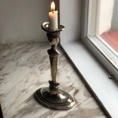 Подсвечник 21 см мельхиор