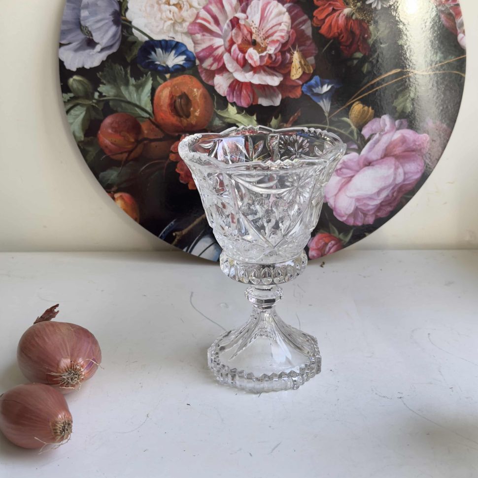 Ваза Бокал 16 см хрусталь