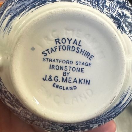 Бульонная пара J&G Meakin Royal Staffordshire 280 мл Англия
