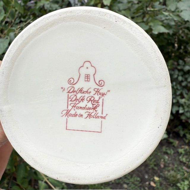 Кружка пивная Red Delft Amstel 500 мл ручная роспись Голландия