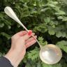 Половник 31 см серебрение Франция
