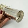 Подсвечник двусторонний 9 см мельхиор Франция