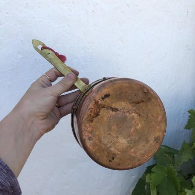 Сотейник медный 1 л.