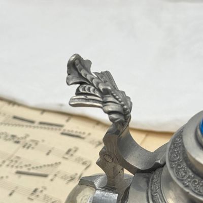 Кружка пивная 700 мл хрусталь олово Германия