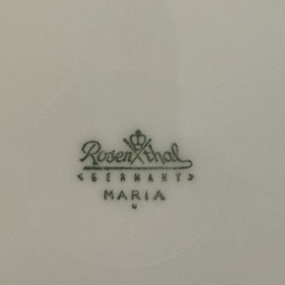 Подсвечник Rosenthal Maria Classic Rose Мейсенский букет 6 см Германия 