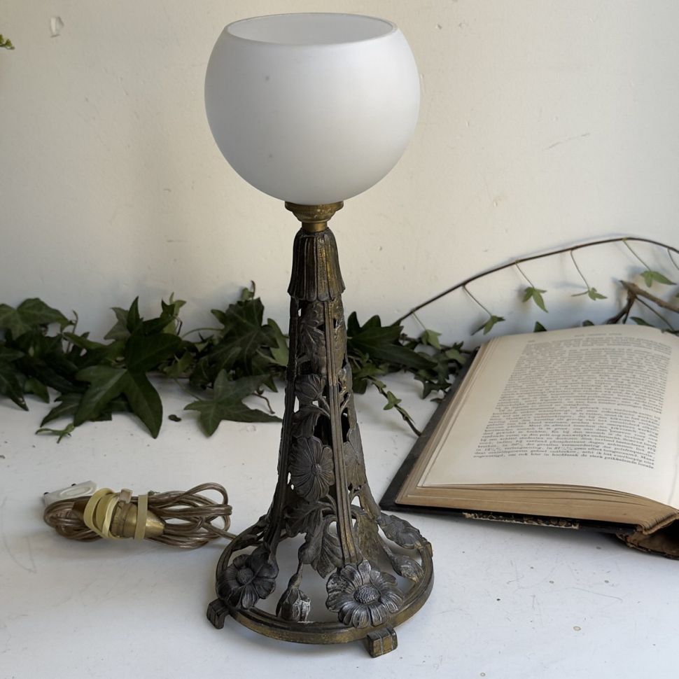 Лампа настольная 31 см латунь Франция 