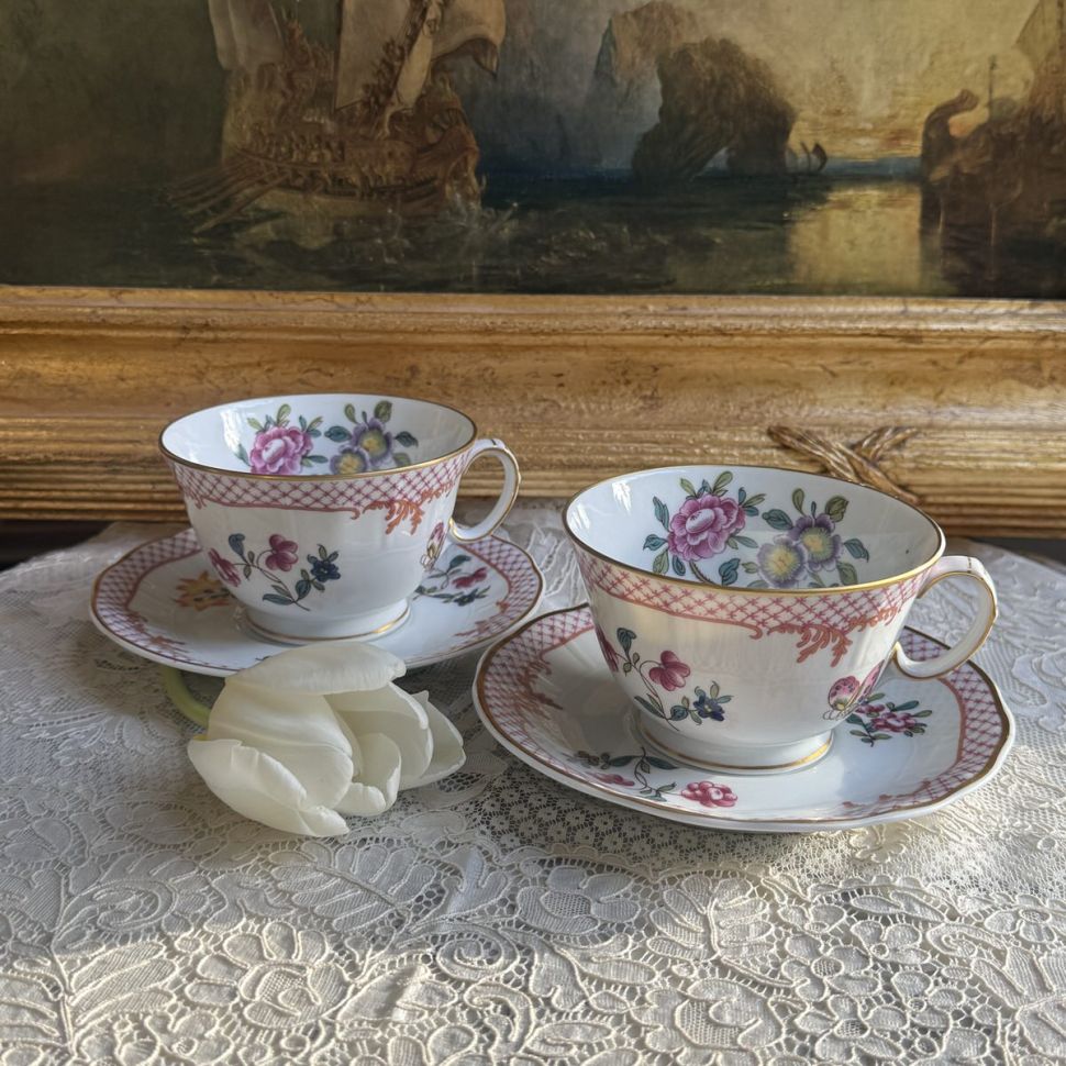 Чайная пара Limoges Bernardaut  240 мл фарфор Франция