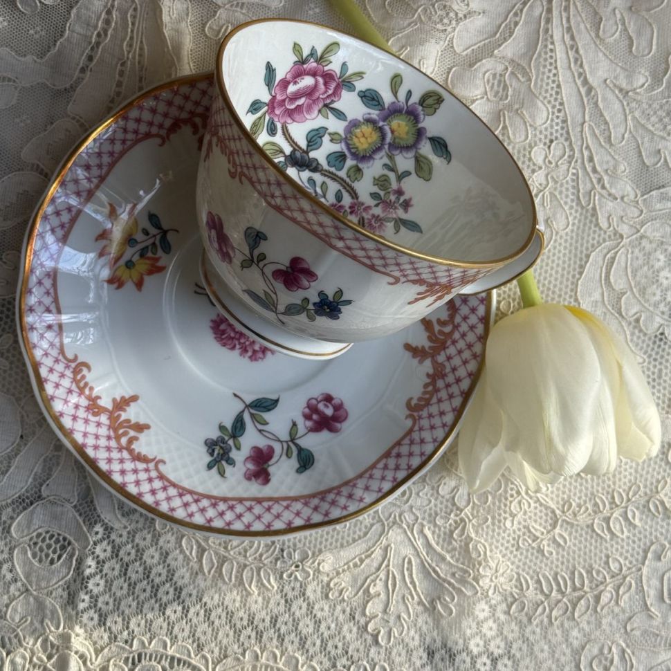 Чайная пара Limoges Bernardaut  240 мл фарфор Франция