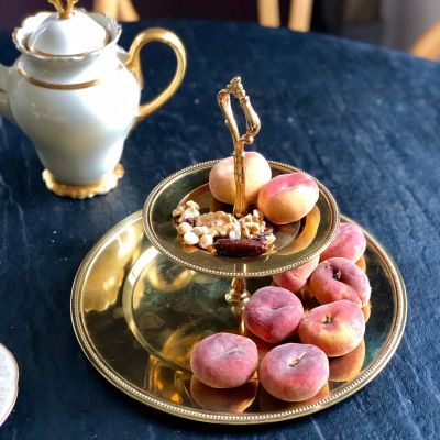 Этажерка менажница металл