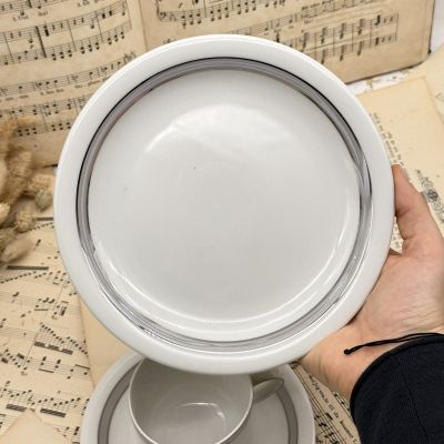 Чайное трио Winterling Серебряная кайма 220 мл Германия