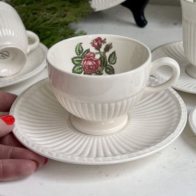 Чайная пара Wedgwood Moss Rose 180 мл Англия