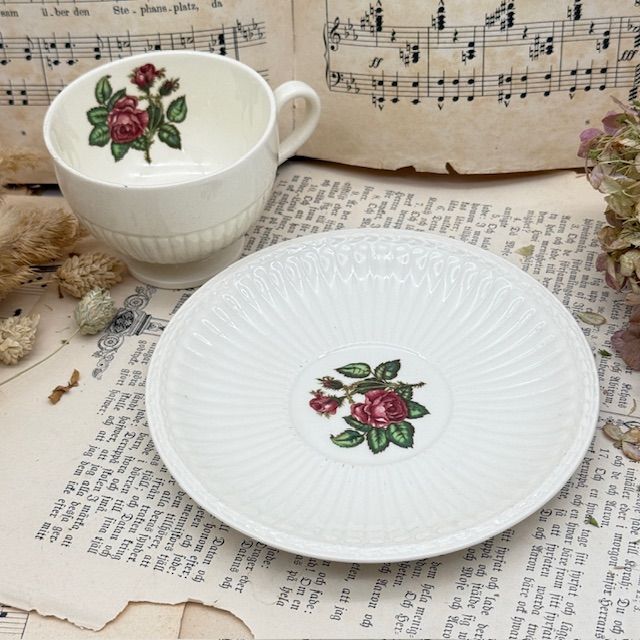  Чайная пара Wedgwood Moss Rose 180 мл Англия 