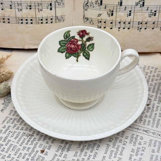  Чайная пара Wedgwood Moss Rose 180 мл Англия 