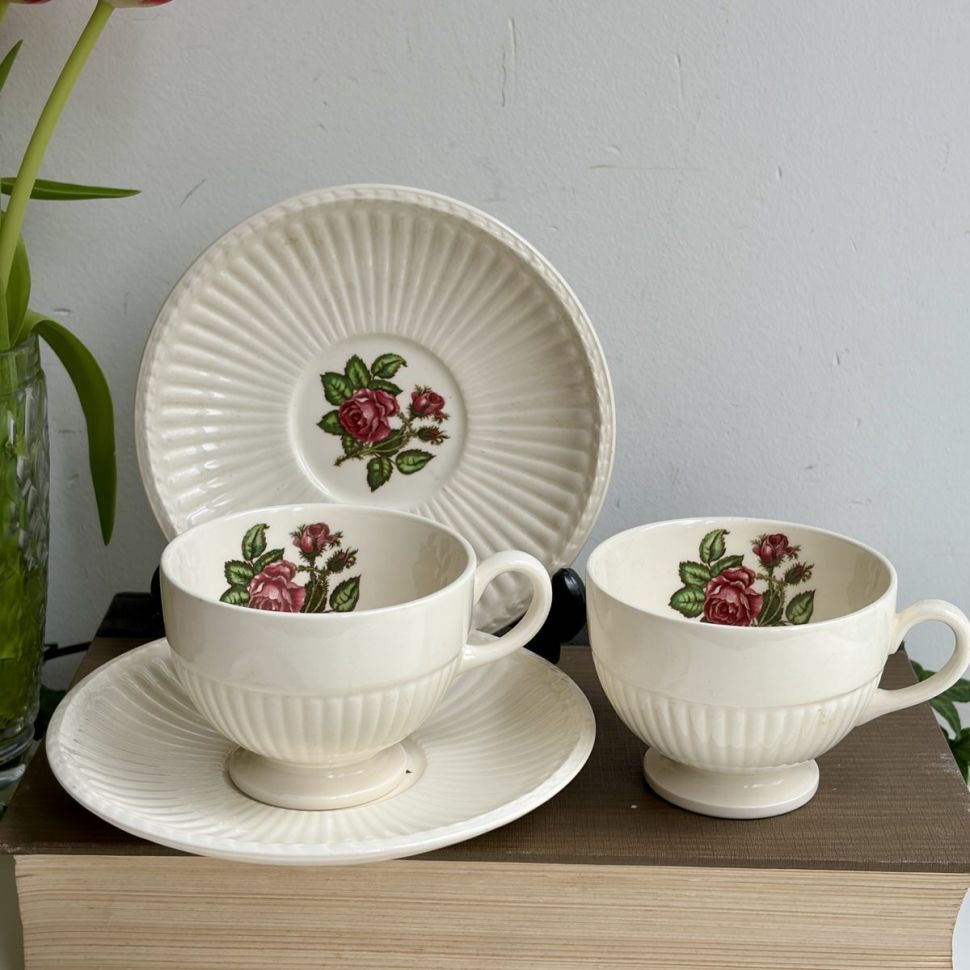  Чайная пара Wedgwood Moss Rose 180 мл Англия 
