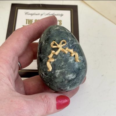 Яйцо декоративное Marble Franklin Mint Мрамор