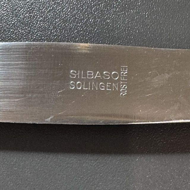 Приборы столовые набор 24 шт Solingen сталь серебрение Германия