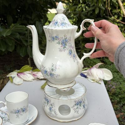 Подставка под чайник кофейник Royal Albert Blue Blossom 15 см Англия