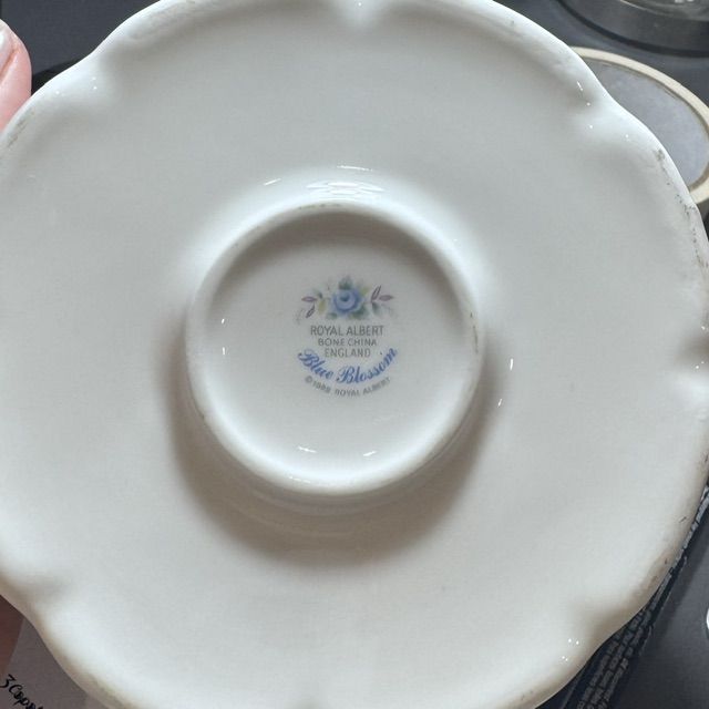 Подставка под чайник кофейник Royal Albert Blue Blossom 15 см Англия