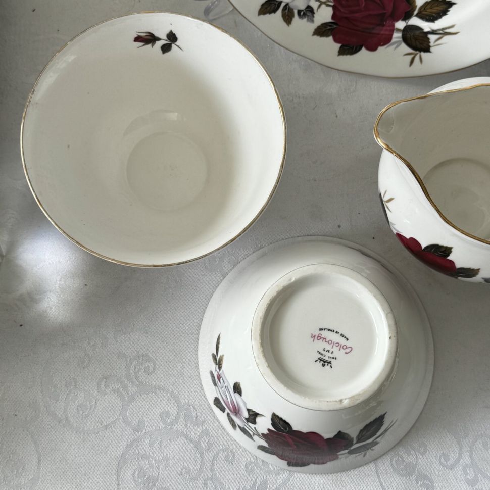 Сахарница Colclough Ridgway Amoretta 1950 гг 11 см Англия 