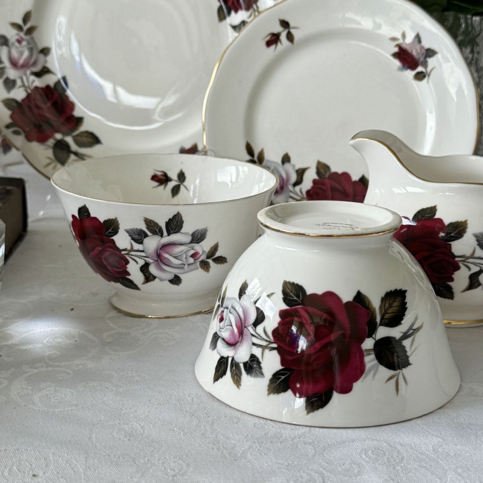 Сахарница Colclough Ridgway Amoretta 1950 гг 11 см Англия 