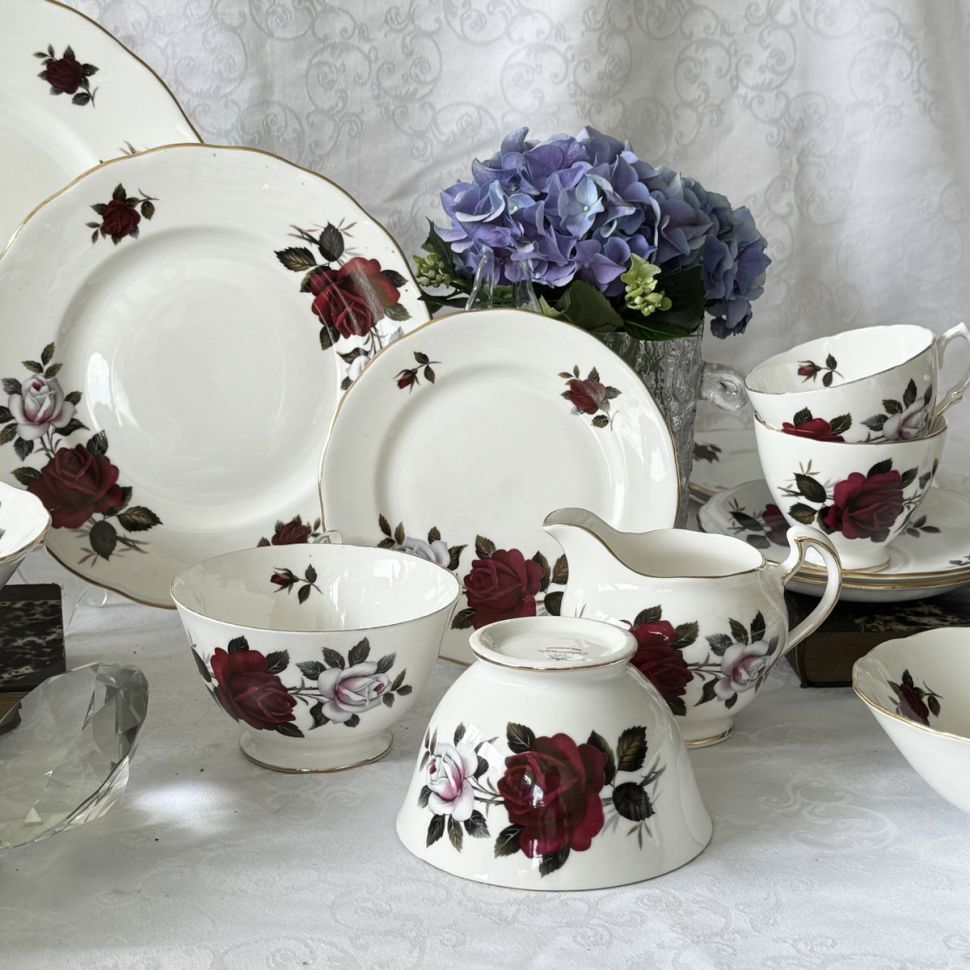 Сахарница Colclough Ridgway Amoretta 1950 гг 11 см Англия 