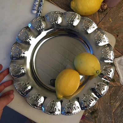 Блюдо круглое 16 волн