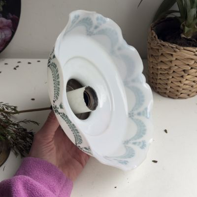 Люстра потолочная Ардеко 23 см стекло медь