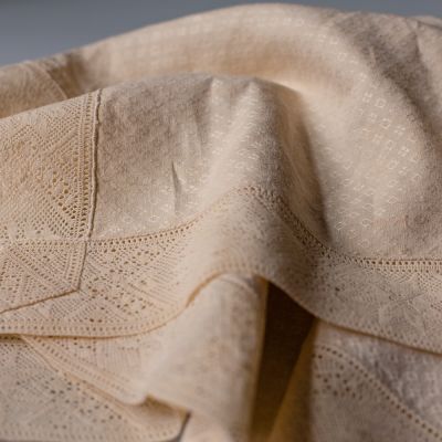 Салфетка 50х50 см с кружевом по краю