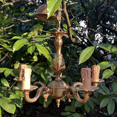 Люстра на 5 ламп 71 см бронза Италия  