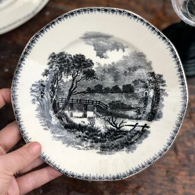 Тарелка 18 см. Bochf es la LOUVIERE, Бельгия