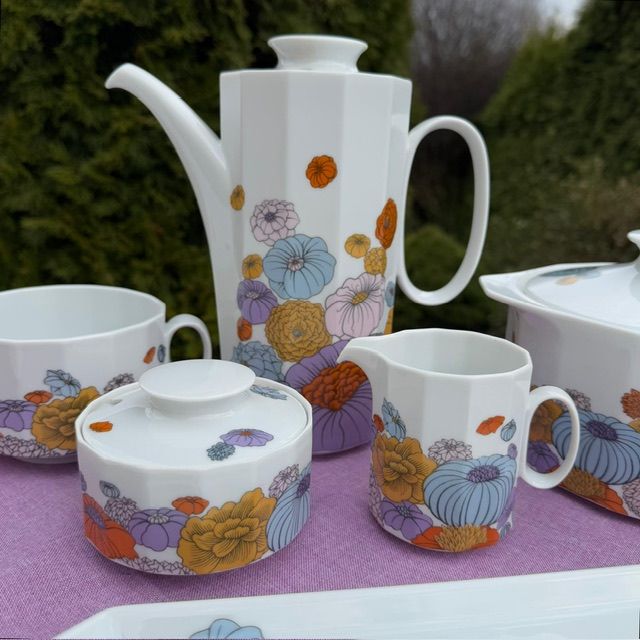 Соусник Rosenthal Polygon Patras 500 мл 1960-1970 гг фарфор Германия